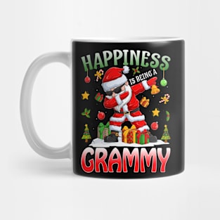 Happiness Is Being A Grammy Santa Christmas Mug